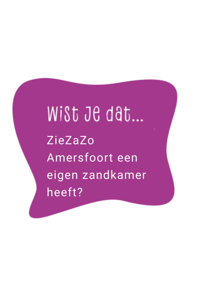 Nieuw: Zandkamer bij kinderdagverblijf ZieZaZo Amersfoort